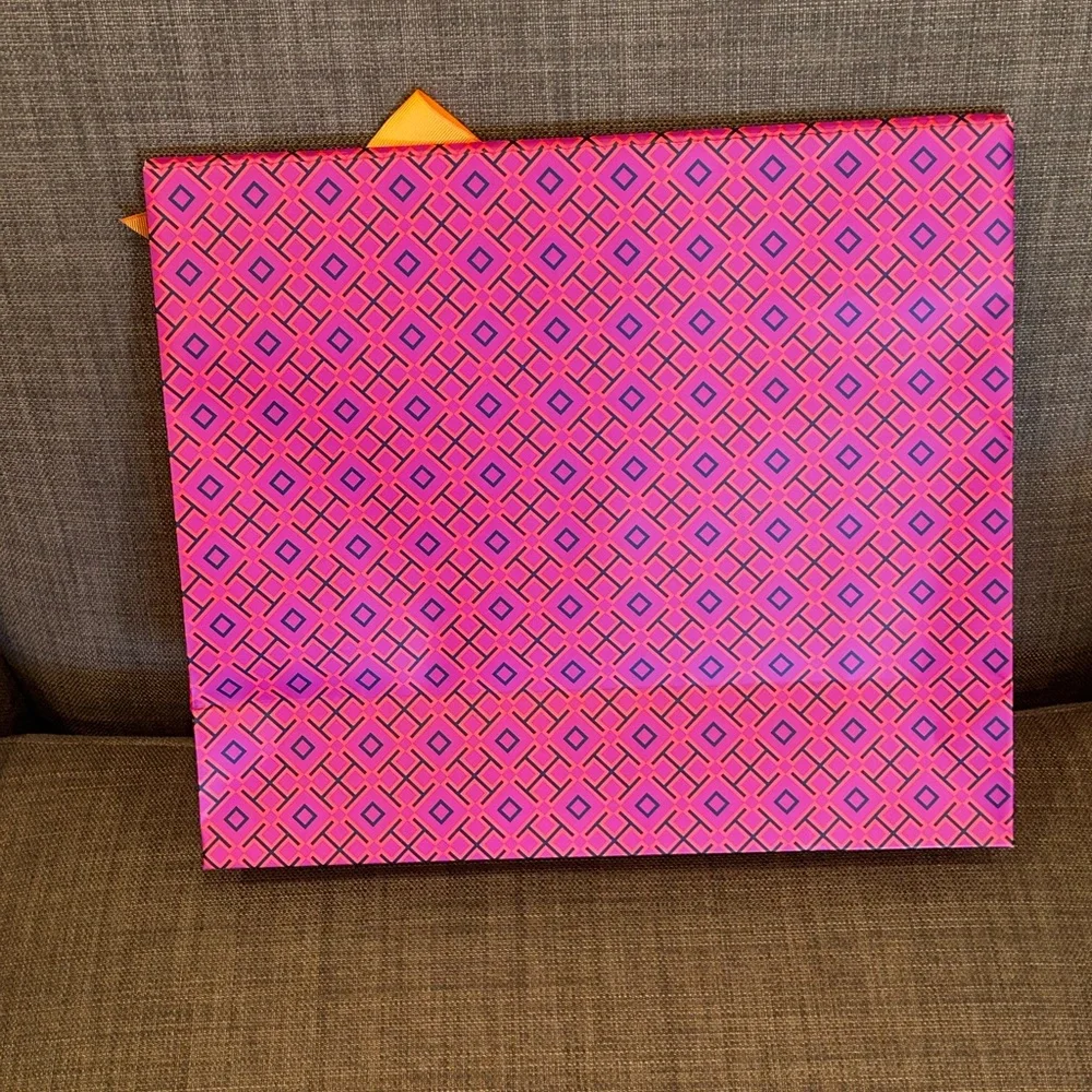 Tory Burch Vibrant Pink Bag with Orange Bow